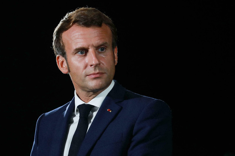 Emmanuel Macron, 2021. Photo by Faces of the World