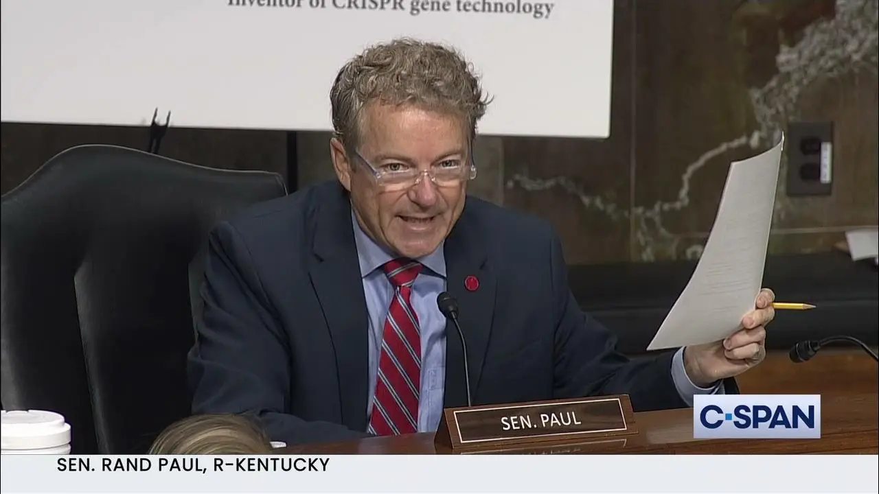 Rand Paul Vows to Expose Entire “COVID Cover-Up” in New Chairman Position